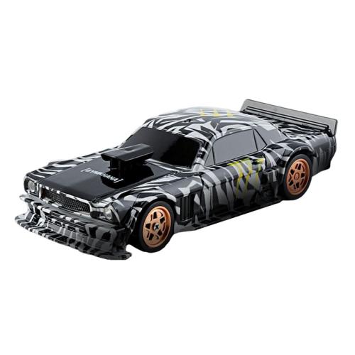 1:43 Full Scale Mini 4WD Drifting Charging Remote Control Car, Color: 4301 Black Mustang