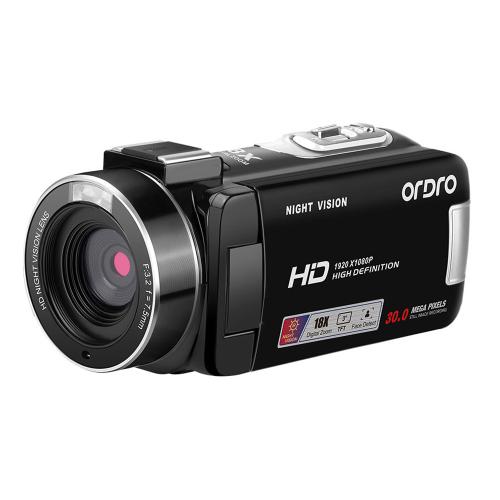 

Ordro 1080P 30fps HD Night Vision Infrared Digital Camera(Black)