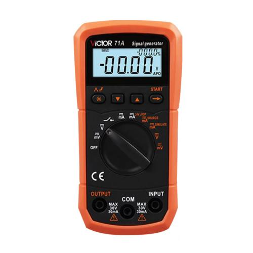 

Victor Output Current Voltage Process Signal Source Multimeter, Model: VC71A