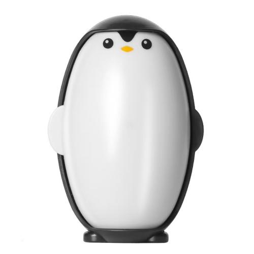 Penguin Lint Remover Washable Household Cleaning Hair Sticker Simple Clothes Dusting Hair Remover Brush(Black)