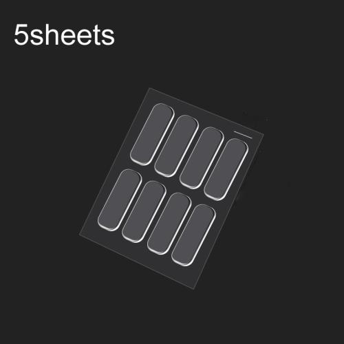 

5sheets /Pack Transparent Invisible Anti-Collision Strip Self-Adhesive Pads For Cabinets Desk Corners 35 x 10mm