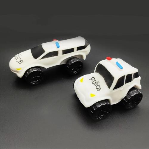 

5pcs /Pack TPR Stretch Car Toy Pinch And Pressable Slow Rebound Decompression Toys(Police Car)