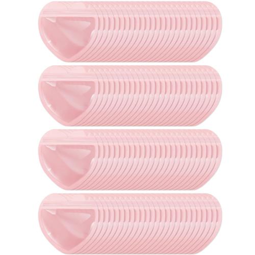 

100pcs PVC Heart-Shaped Jewelry Storage Pouches Cute Love Sealing Bag Gift Packaging Bags, Size: 10x10cm(Pink)