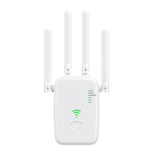 

Urant U11 300Mbps 2.4G Wireless Repeater WiFi Signal Amplifier Support WPS Quick Setting EU Plug White