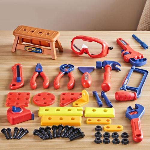 46pcs / Set Children Simulation Repair Tools Pretend Play Toys Set