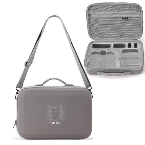 

For DJI Neo Fly More Combo BKANO Storage Bag Hard Shell Shoulder Bag(Gray)