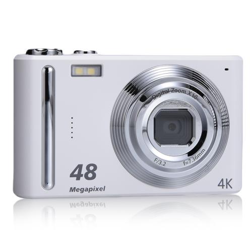 

DC03H 2.4-Inch 16X Digital Zoom Electronic Image Stabilization 4K HD Digital Camera(White)