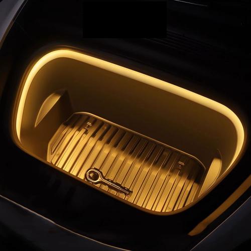 For Tesla Model 3 / Y Front Trunk Atmosphere Decorative Lights Welcome Light Bar(Warm Light)