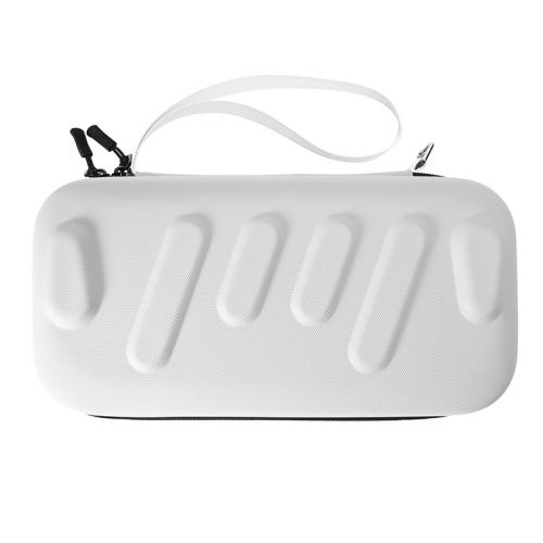 

For Nintendo Switch / Switch OLED Storage Bag Portable Hard Shell Handbag US Plug Version(White)