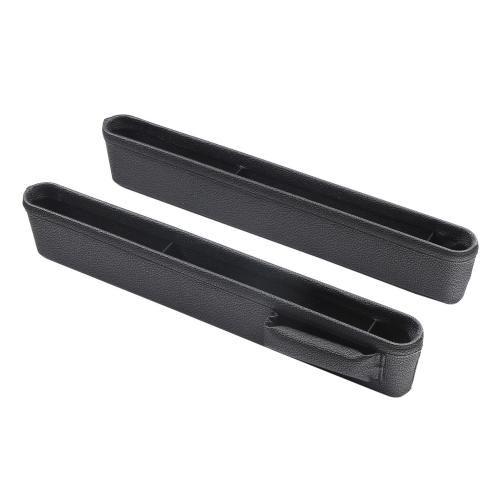 

4207 1pair Universal Car Gap Storage Box Interior Decoration Supplies Car Storage Box(Black)