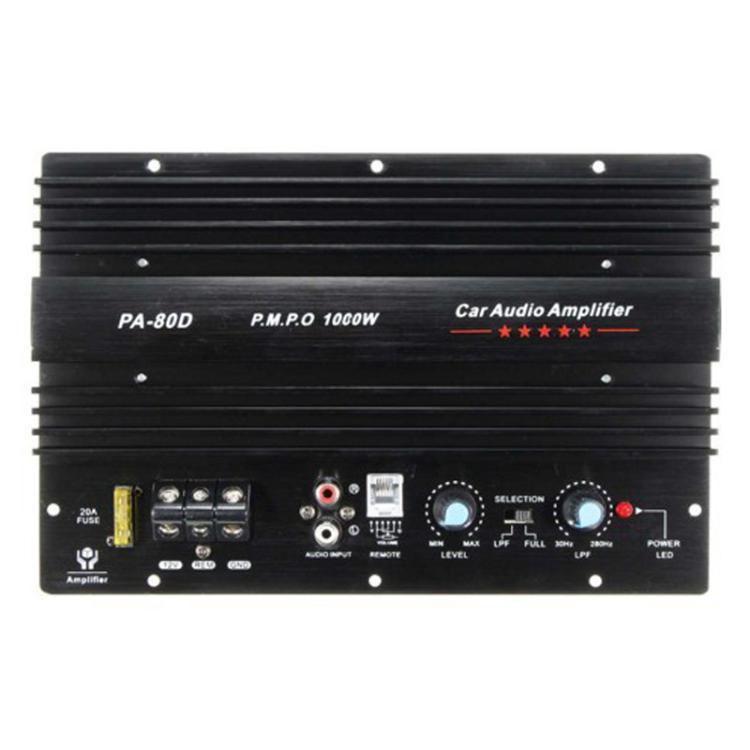

PA-80D Car Subwoofer Amplifier Motherboard 12V High Power Car Audio Module