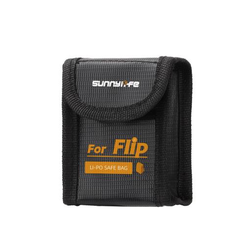 

For DJI Flip Sunnylife Battery Explosion Proof Bag Li-ion Safety Storage Bag Flame Retardant Protective Bag Small (For 1 Battery)