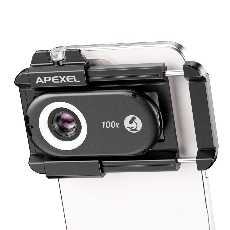APEXEL APL-MS200 200x Portable Microscope Cell Phone Lens With LED/ UV ...