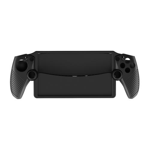 

For Sony PlayStation Portal Silicone Case Game Console Protective Accessory(Black)