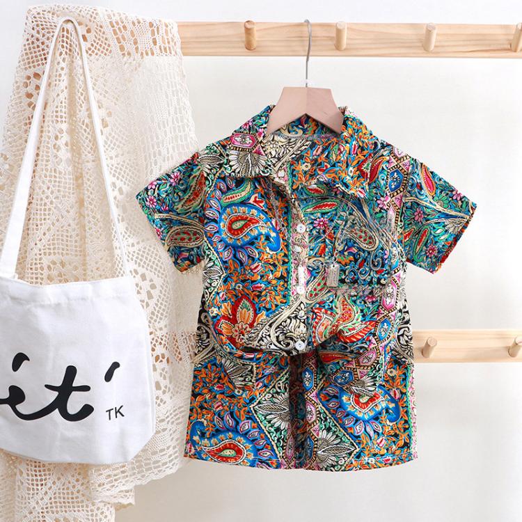 

Children Summer Suit Loose Shirt Short-Sleeved Shorts, Size: 80cm(CY01)