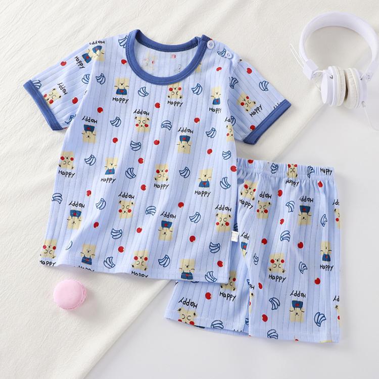 

Children Summer Loose Shirt Short-sleeved Shorts Suit, Size: 73CM(M92)