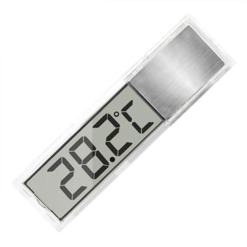 

LK-50 Digital Wireless Aquarium Thermometer External LCD Transparent Electronic Water Temperature Meter(Silver)