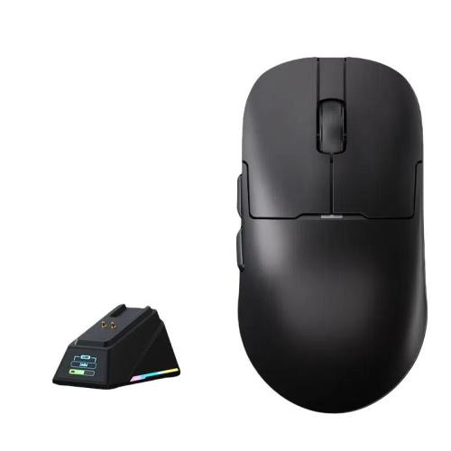 

Ajazz AJ159 APEX Gaming Mouse PAW3395 Wireless Tri-Mode Lightweight With Charging Dock Mouse(Black)