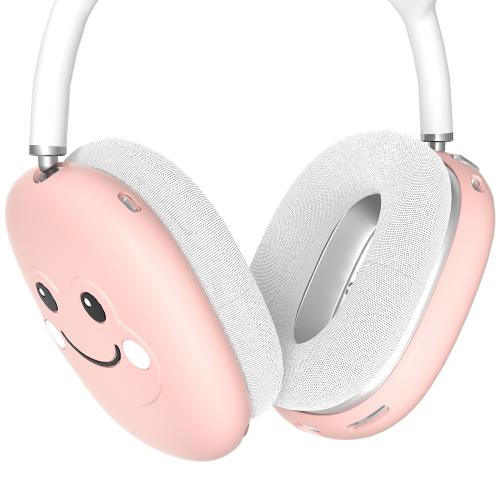 

For AirPods Max Headphone Cartoon Frog Cover Silicone Protective Case Earmuffs Pink