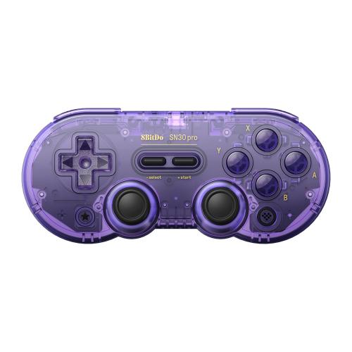 

8BitDo SN30 Pro Retro Special Edition Translucent Wireless Bluetooth Multi-Platform Gamepad(Purple)