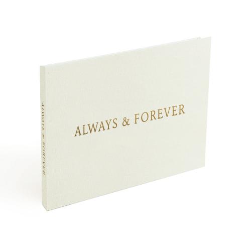 

7 Inch IPS Display Multifunctional Commercial Wedding Video Invitation Linen Bound Video Album, Style: Always Forever