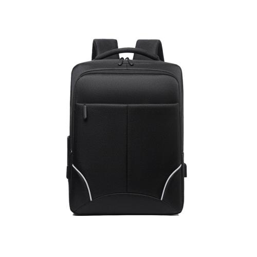 

OUMANTU 9008 Large Capacity Splash-proof Travel Commuter Laptop Backpack With USB Port(Black)