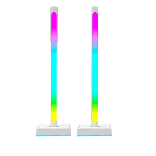 Ajazz ABL190 Pickup Ambient Light Headphone Holder RGB Desktop Ambient Music Lights(White)