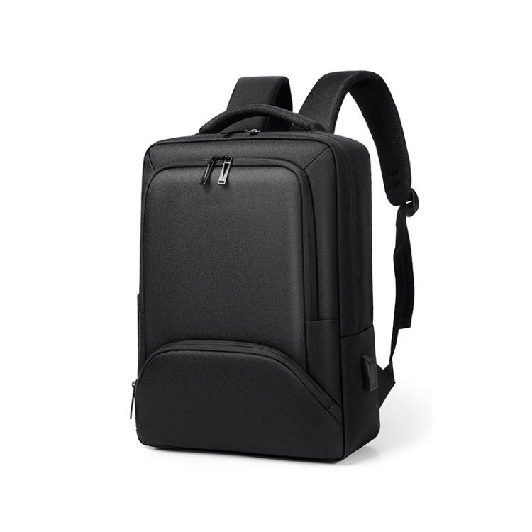

OUMANTU 2105-1 Large Capacity Waterproof Laptop Bag Sports Backpack with USB Port(Black)