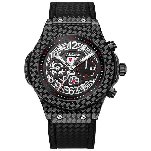 

Dulunwe 6067A 30m Waterproof Luminous Automatic Mechanical Watch(Red)