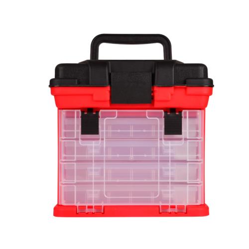 

Multifunctional Sea Fishing Accessories Storage Box Bait Box Fishing Tool Box(Red)