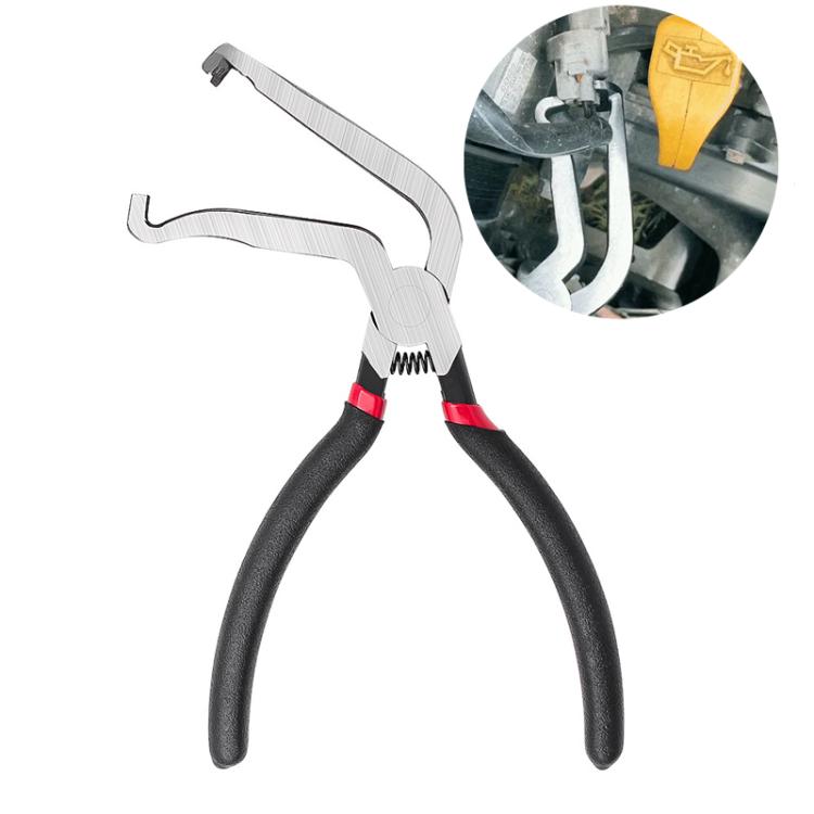 

Car Wire Harness Plug Unplugging Plier Fuel Line And Electrical Disconnect Plier Hose Removal, Style: Bent Nozzle