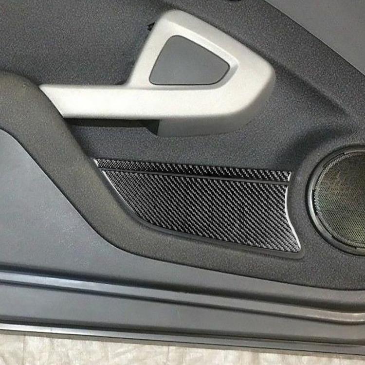 

For 2011-2015 Mercedes-Benz Smart Fortwo 4pcs /Set Door Storage Box Stickers(Black)
