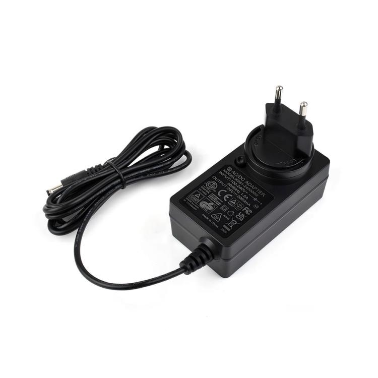 

Waveshare 24V / 2A 1.2m Length Cable DC Jack Power Supply Adapter(EU Plug)