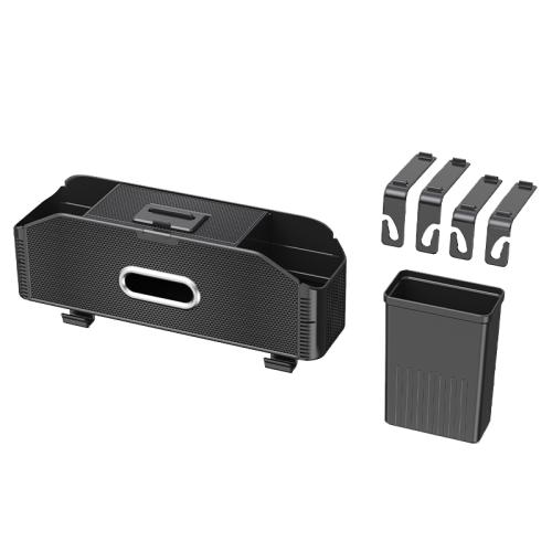 

Car Seat Back Multifunctional Storage Box Pouch Phone Holder(Carbon Fiber Pattern)