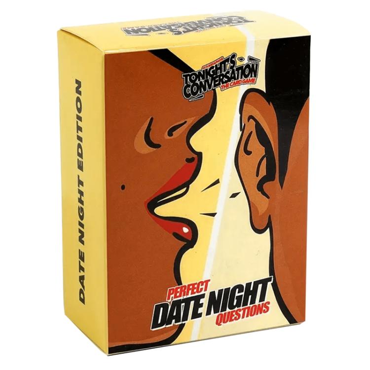 

Lovers Dating Card Game Couples Conversation Card Playthings(Whispering In The Ear)