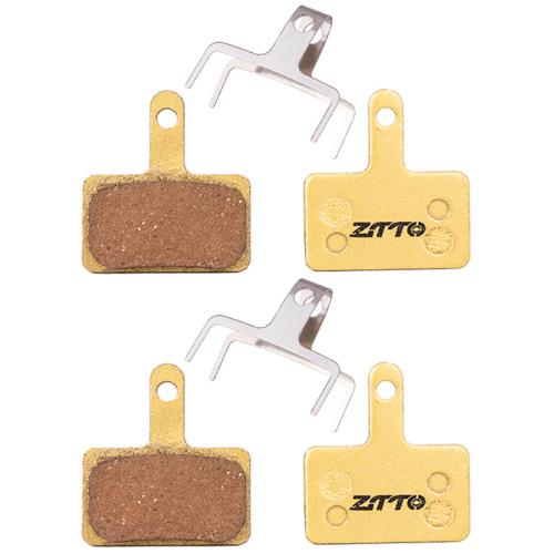 

2pairs ZTTO Mountain Bike Full Metal Copper Base Lining Oil Disc Block Brake Pad, Model: MJ-01B