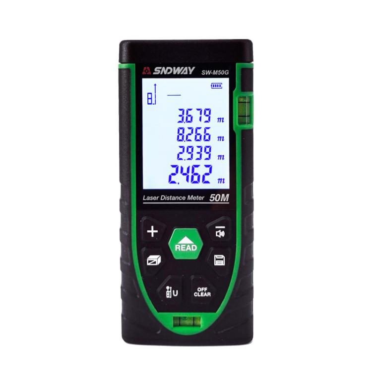 

SNDWAY SW-M50G 50M Indoor Outdoor General Purpose Green Laser Range Finder