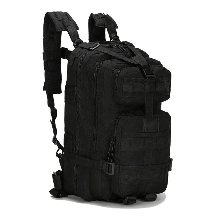 

Outdoor Training Equipment Camping Backpack Sports Shoulder Bag 3P Mountaineering Bag(Black)
