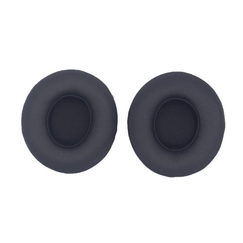 

For Beats Solo 4 1pair Headphone Leather Cover Earmuffs Sponge Cover(Black)
