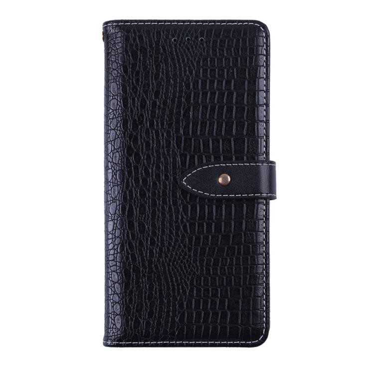 

For Nokia 230 4G (2024) Crocodile Pattern Leather Wallet Case – Flip Cover with Card Slots & Cash Pocket(Black)
