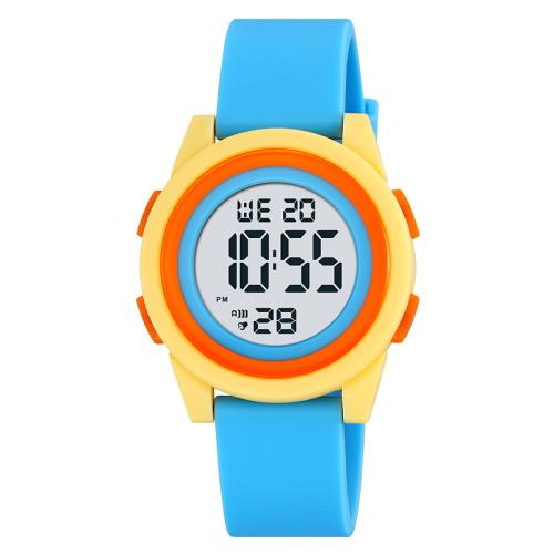 

SKMEI 2429 Youth Electronic Watch Simple Outdoor Sports Watch(Pink Blue)