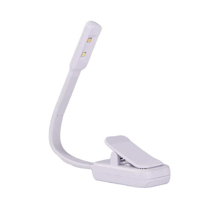 

Portable Book Clip Lamp Dormitory Eye Protector Table Lamp Bedroom Night Lights, Color: Battery Model White