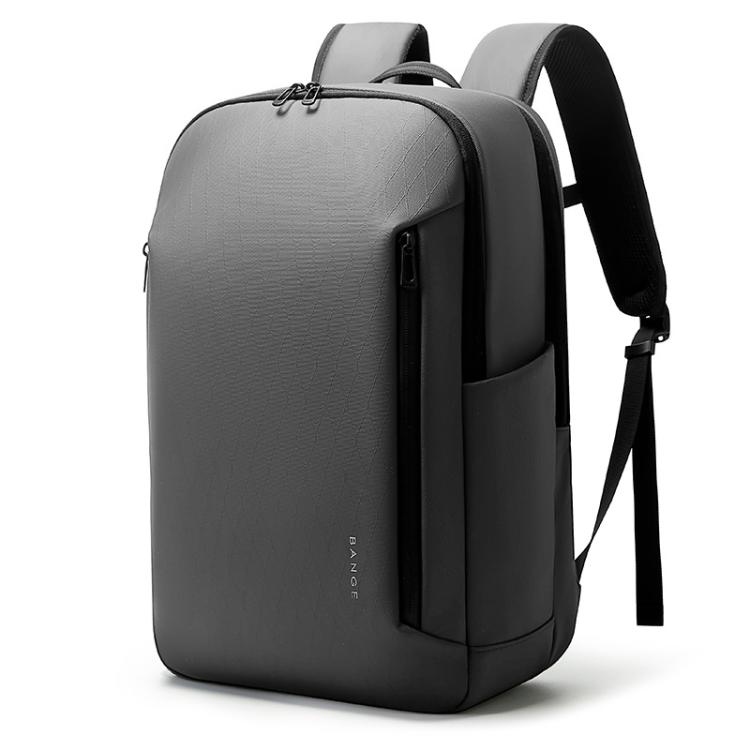 BANGE BG-3057 Large Capacity Men Business Work Lightweight Computer Backpack(Gray)