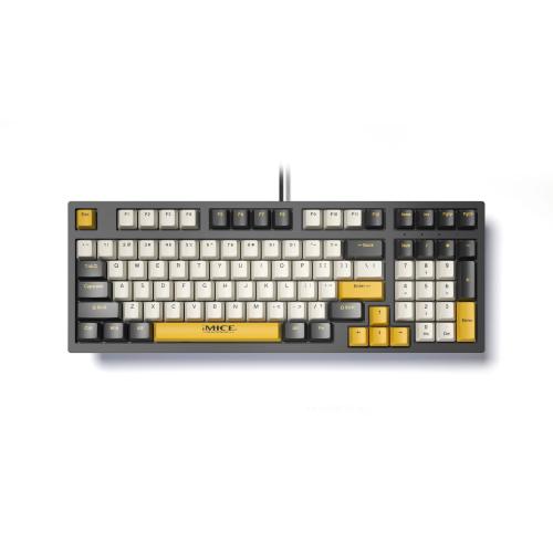 iMICE GK-500 Type-C Wired Mechanical Keyboard Gaming Keyboards(Black)