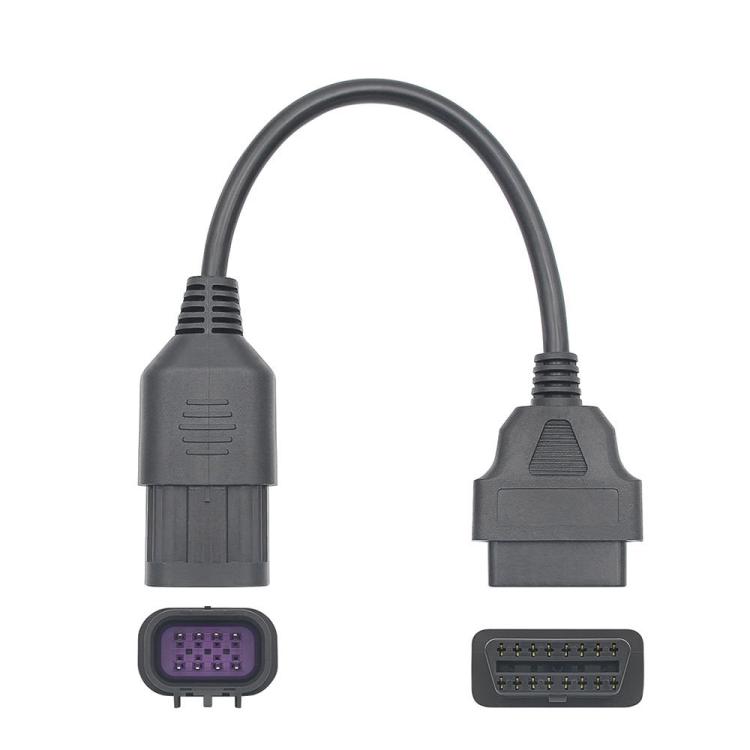 

OBD2 8 Pin To 16 Pin Cable For Polaris Slingshot ATV(Black)
