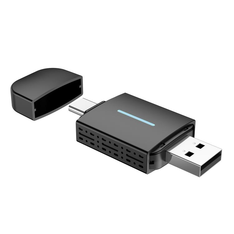 

Car Wired Dual-port CarPlay/Android 2 in 1 Converts To Wireless Box
