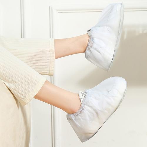 

Outdoor Disposable Waterproof PVC Shoe Covers, Color: Low-tube White(S 33-36)