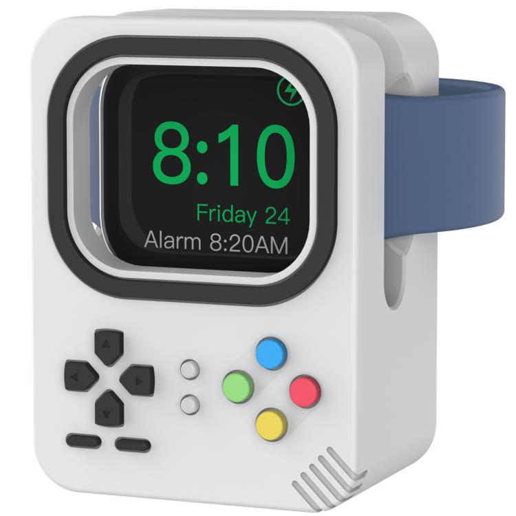 

For Apple Watch AhaStyle DD05 Silicone Mini Charging Stand, Without Charger(Gray)