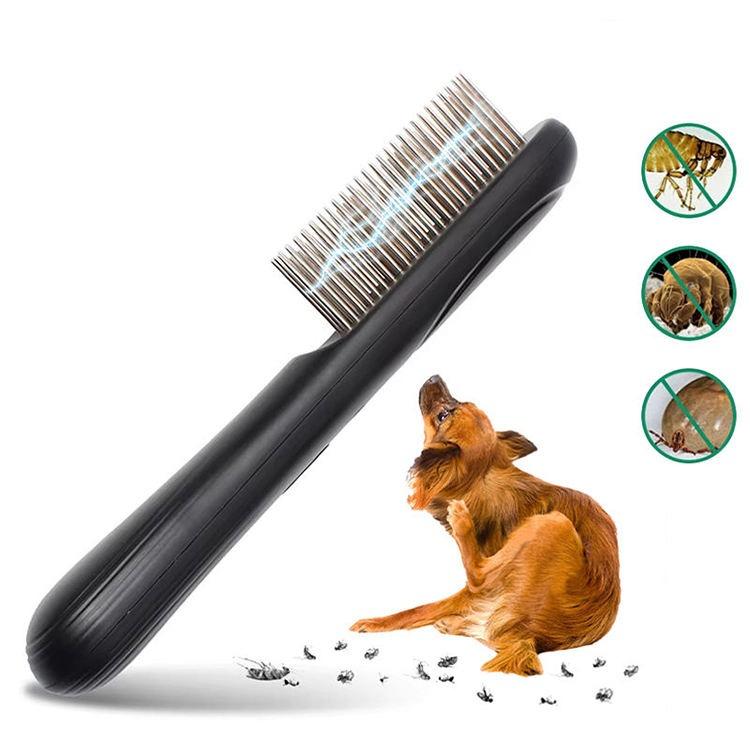 6pcs /Set Pet Flea Comb Stainless Steel Pin Dense Tooth Cat Dog Comb(Blue)