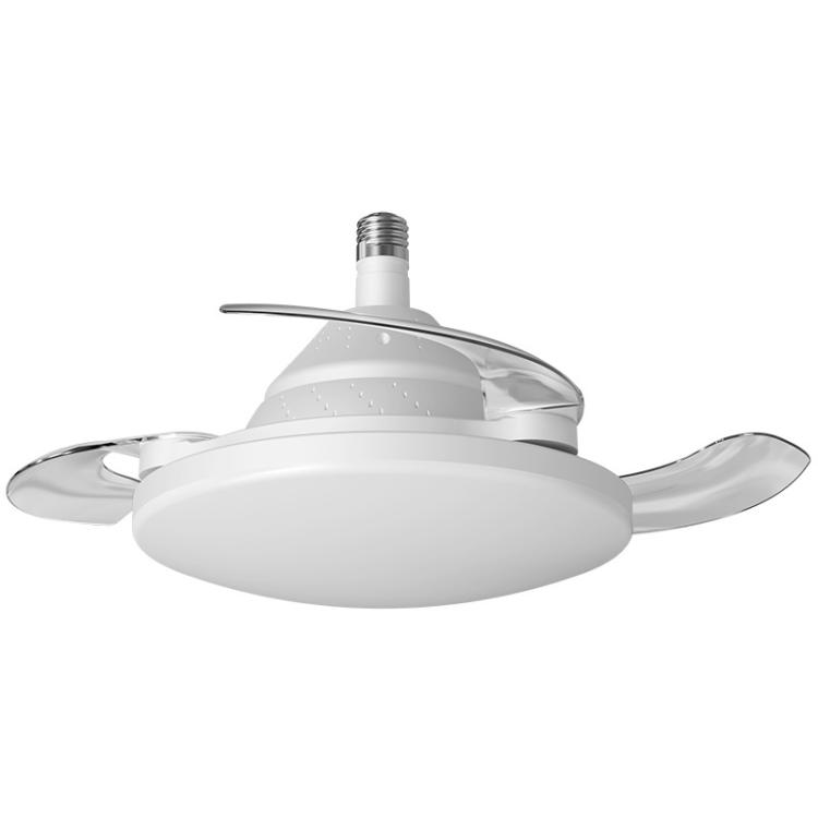 22.5-inch Invisible Blade Ceiling Fan Light with E27 Socket Dimmable ...
